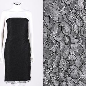 Armani black lace cocktail dress